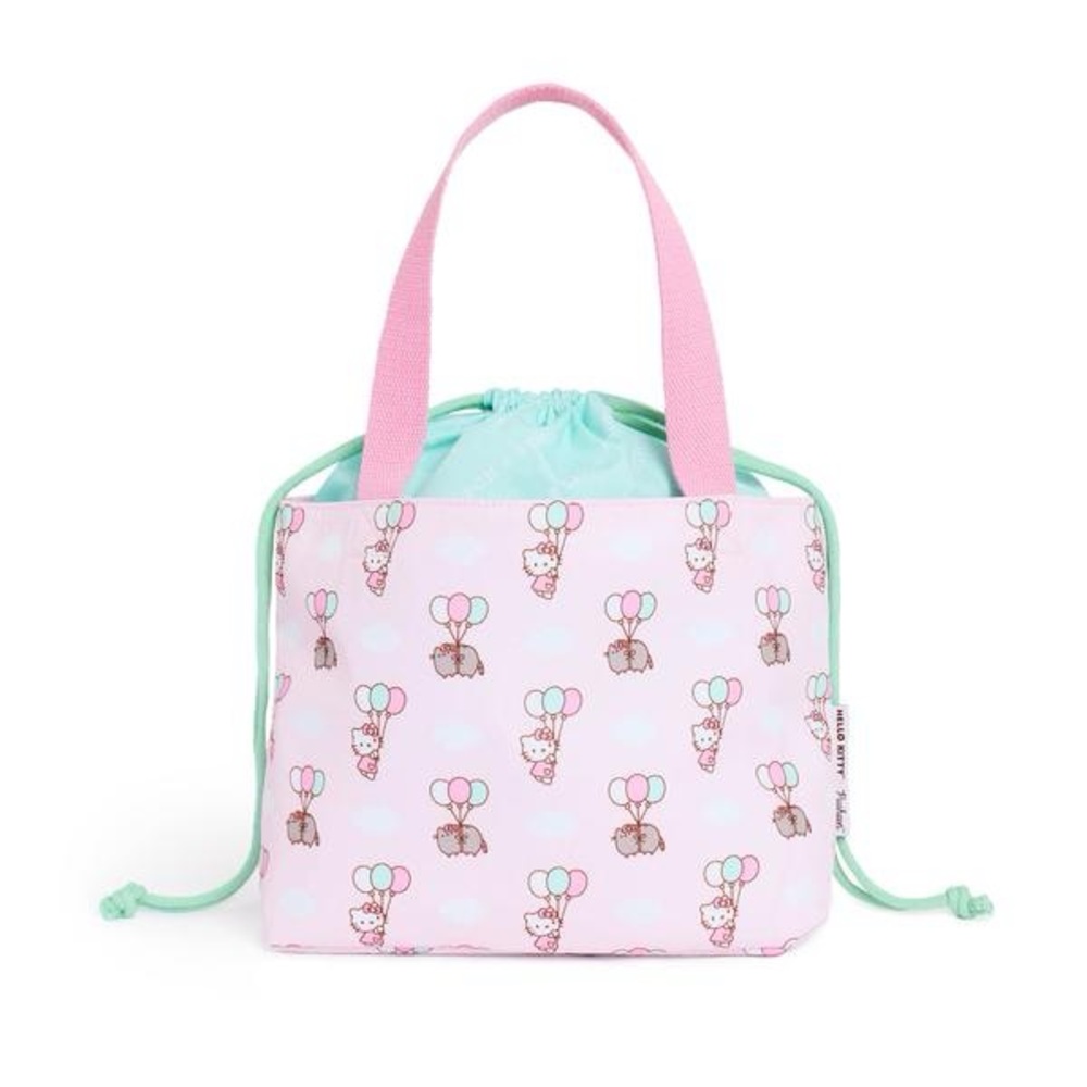 Sanrio Hello Kitty x Pusheen Drawstring Tote Bag